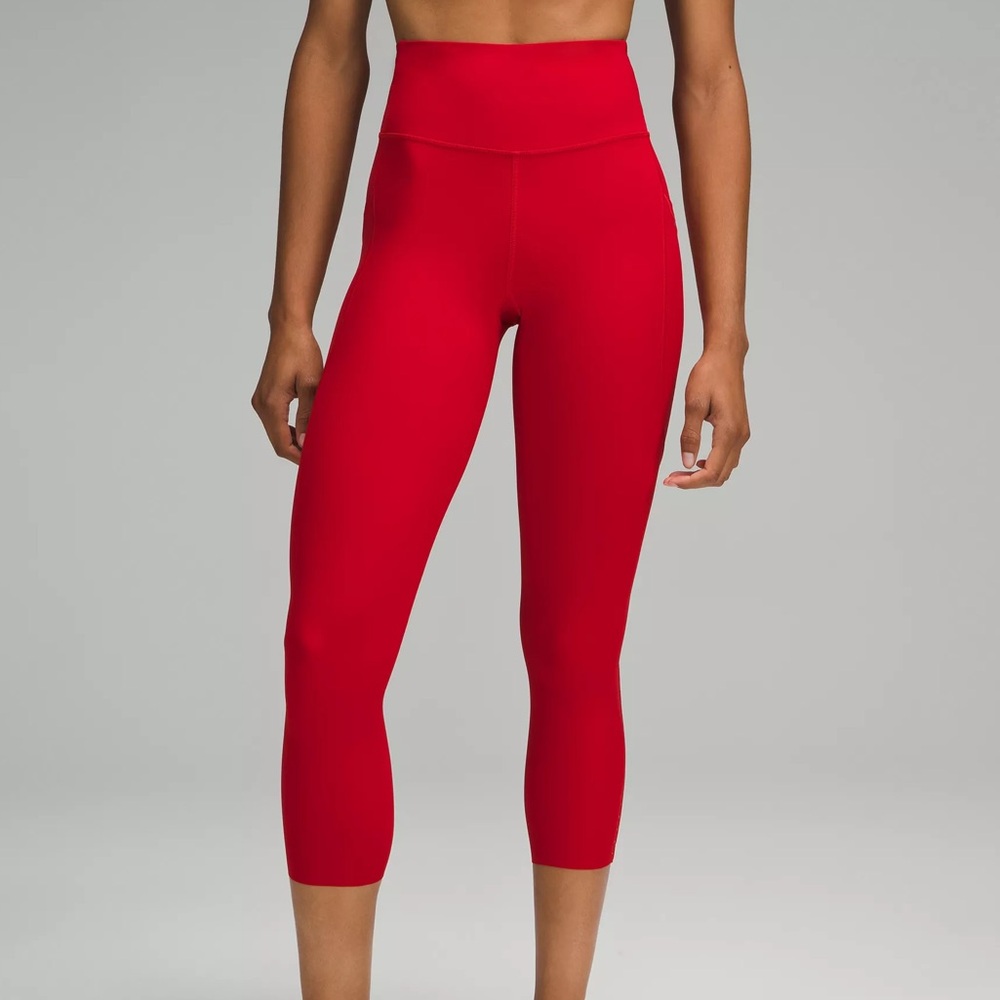 Red Lululemon legging